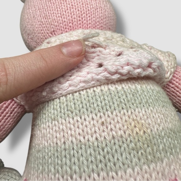 Cuddle and Kind Chole The Bunny Doll Little 13” Handmade Knit - Picture 8 of 10